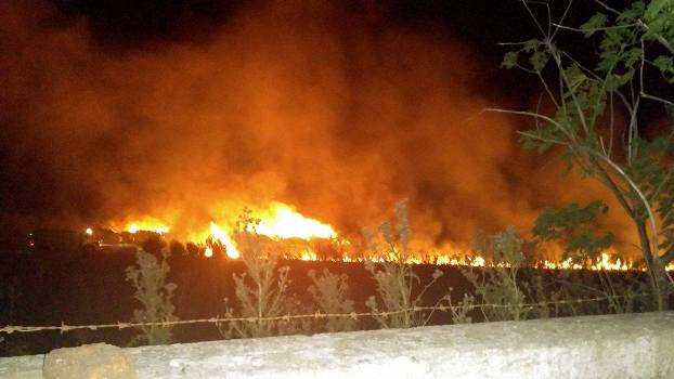 Incendio - fuego en Tamangueyú