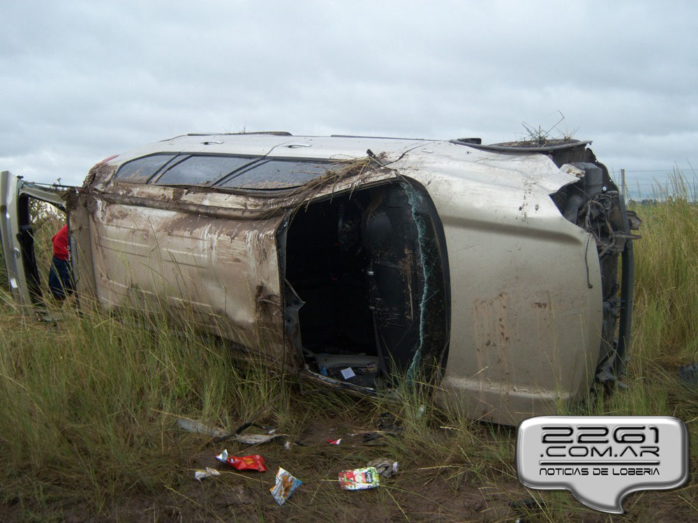 Vuelco accidente Pampero 23-1-14