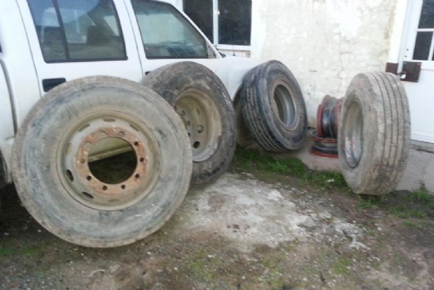 cubiertas ruedas de camion robadas