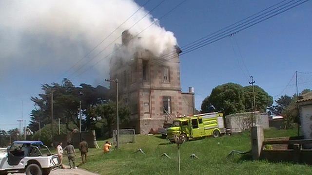 el castillo necochea incendio asesinato