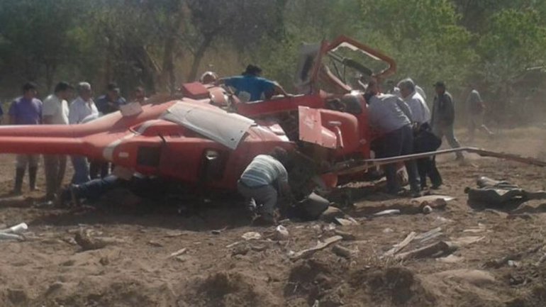 helicoptero de gioja caido